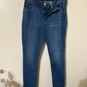 Old Navy Women's Blue Jeans High Rise Super Skinny